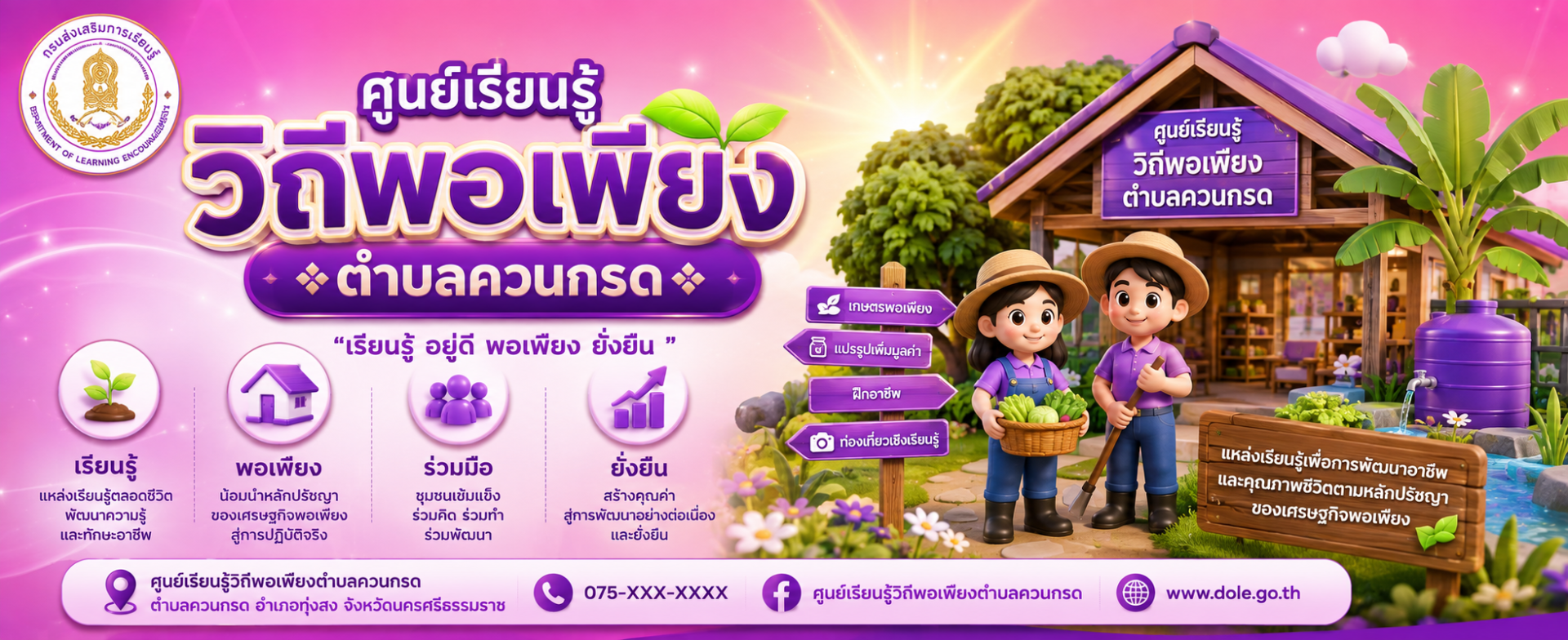 ศูนย์เรียนรู้วิถีพอเพียงตำบลควนกรด