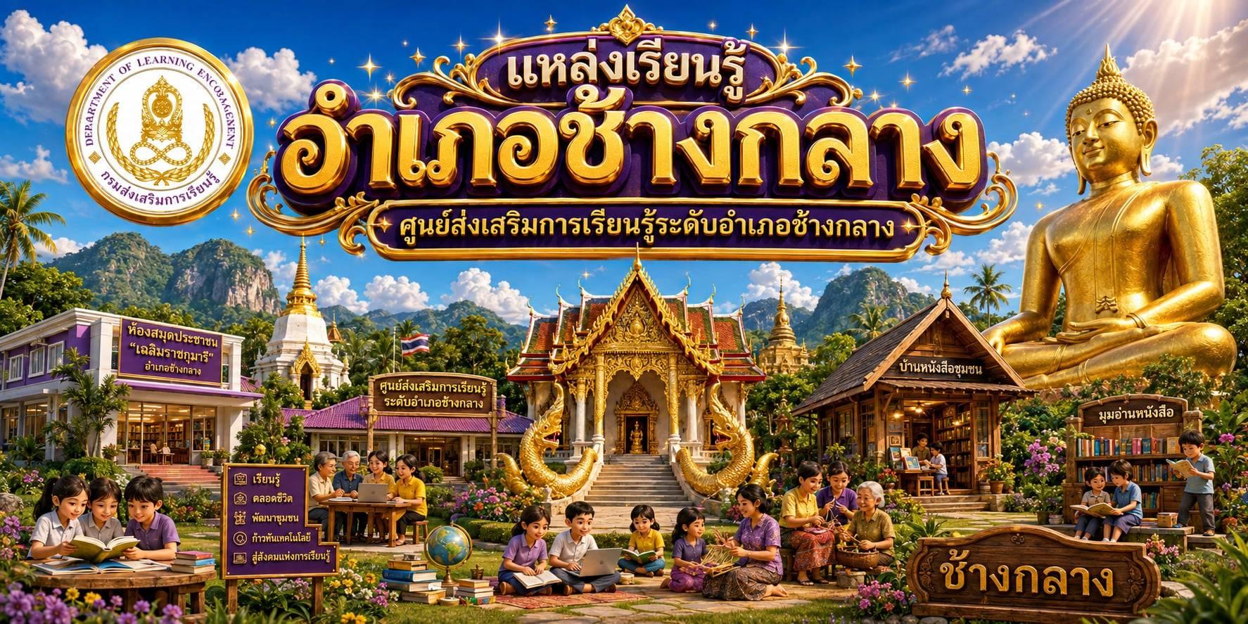 แบนเนอร์ สกร.อำเภอช้างกลาง