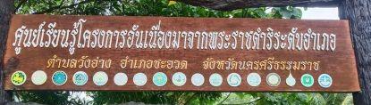 ศูนย์เรียนรู้โครงการอันเนื่องมาจากพระราชดำริระดับอำเภอ