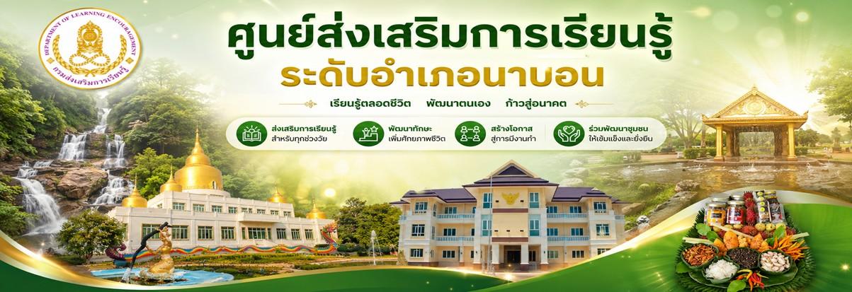 แบนเนอร์ สกร.อำเภอนาบอน