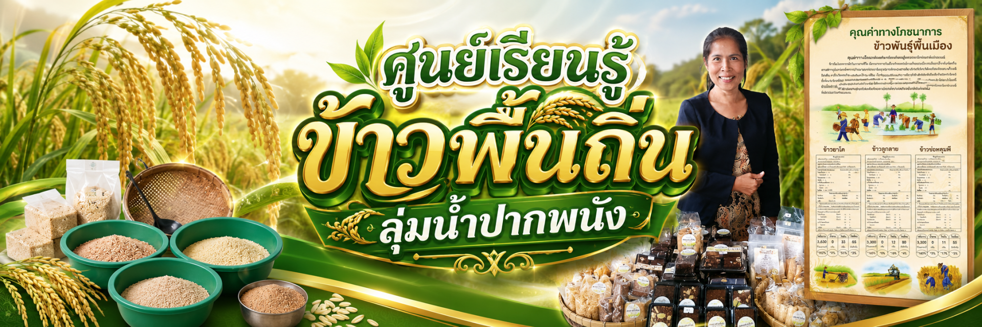 ศูนย์เรียนรู้ข้าวพื้นถิ่นลุ่มน้ำปากพนัง