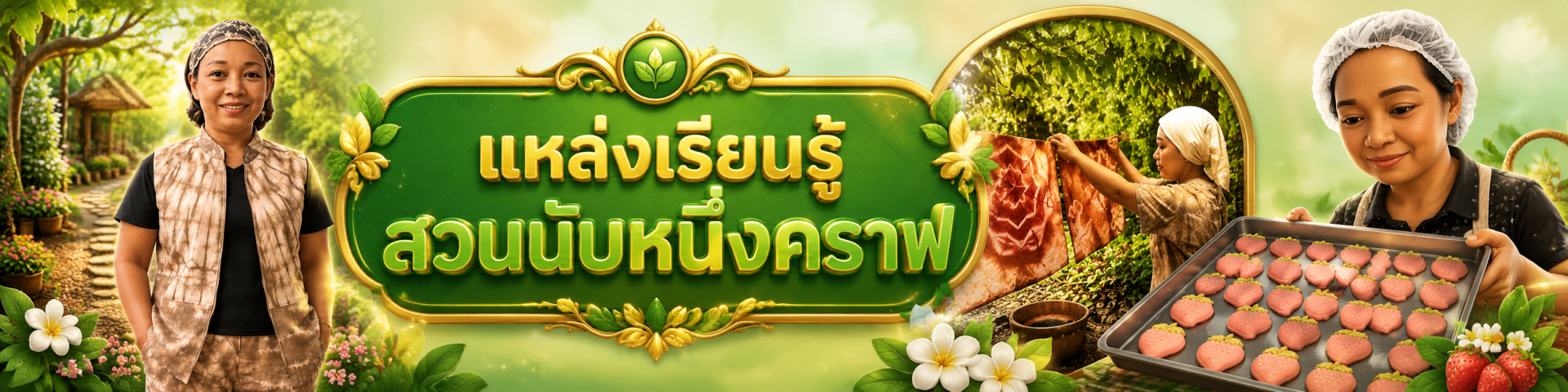 แหล่งเรียนรู้สวนนับหนึ่งคราฟ
