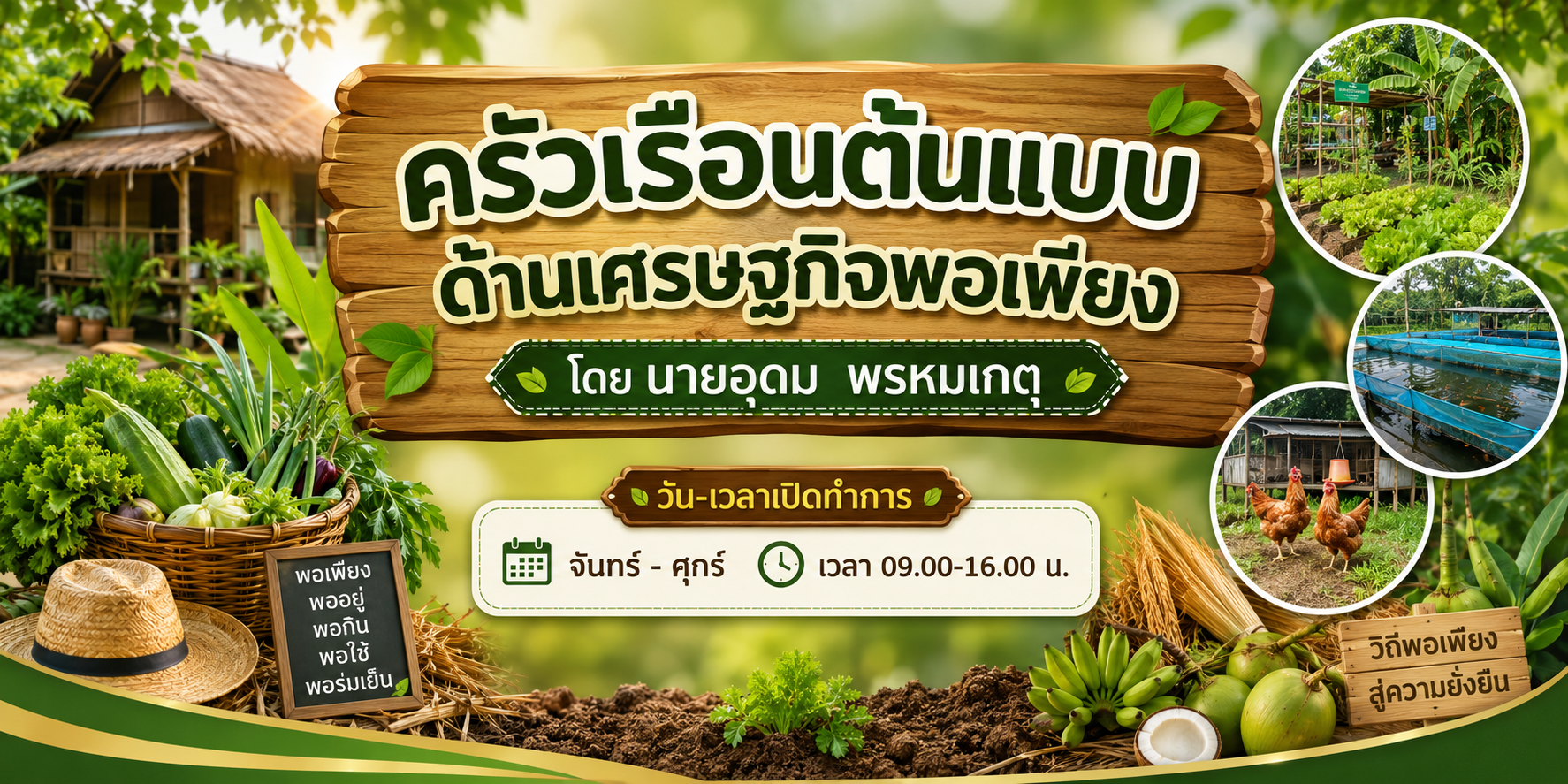 ครัวเรือนต้นแบบด้านเศรษฐกิจพอเพียง