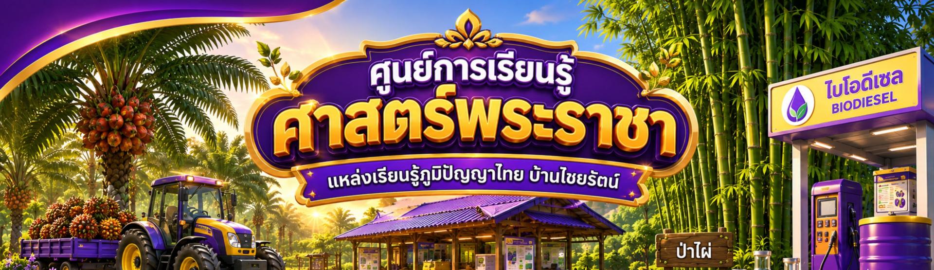 ศูนย์การเรียนรู้ศาสตร์พระราชาแหล่งเรียนรู้ภูมิปัญญาไทยบ้านไชยรัตน์
