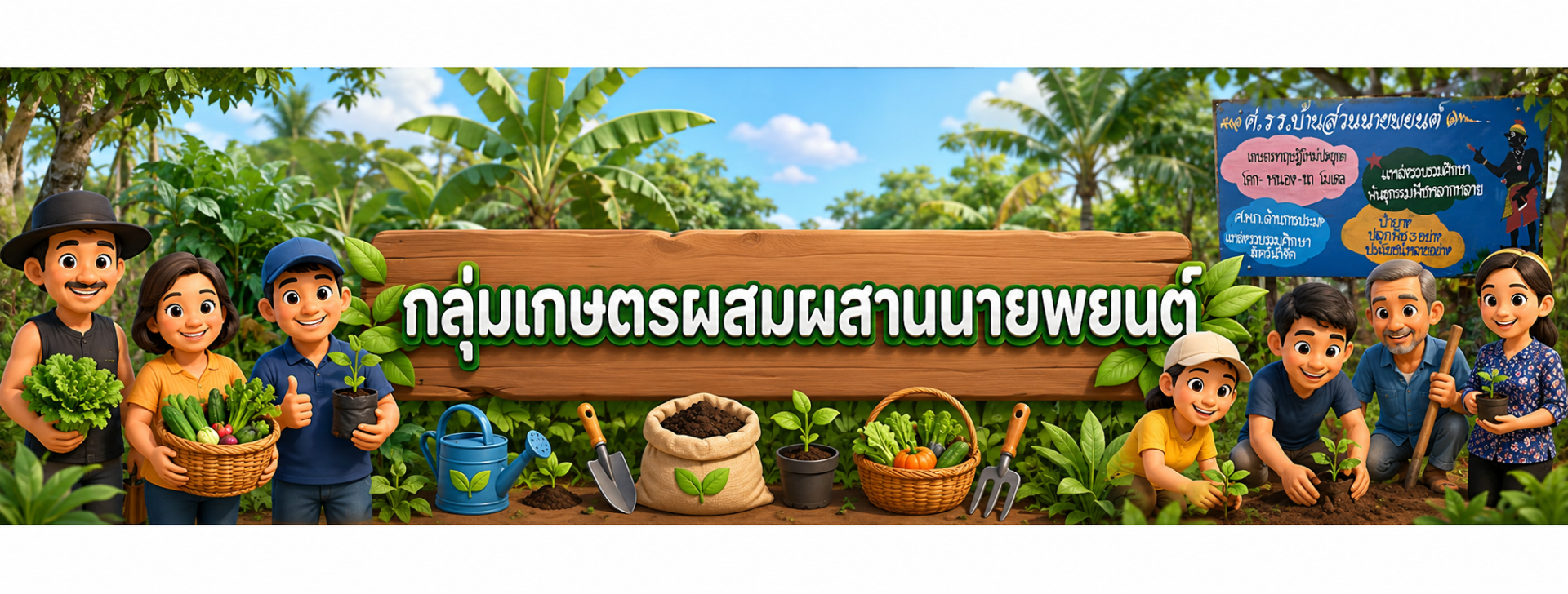 กลุ่มเกษตรผสมผสานนายพยนต์