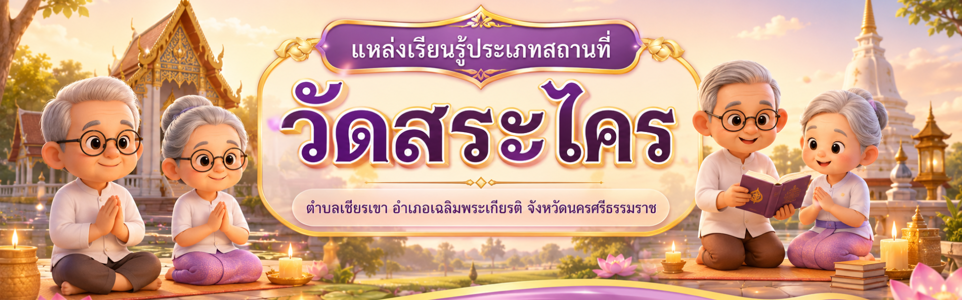 วัดสระไคร ตำบลเชียรเขา