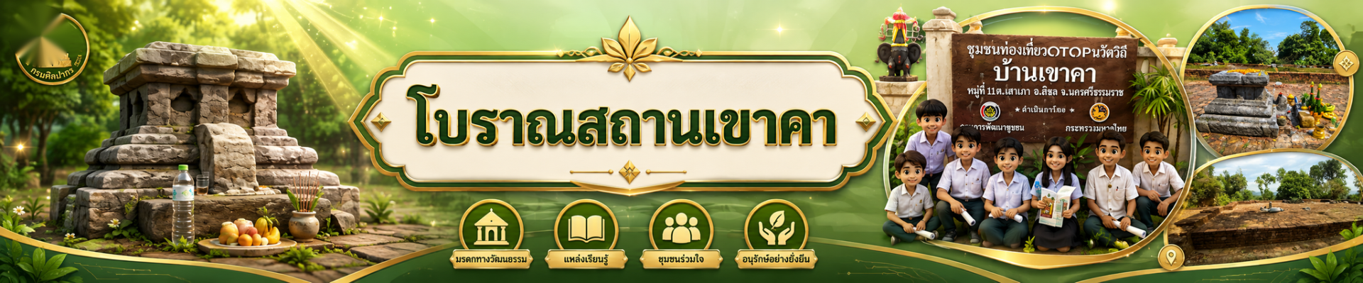 แหล่งเรียนรู้โบราณสถานเขาคา