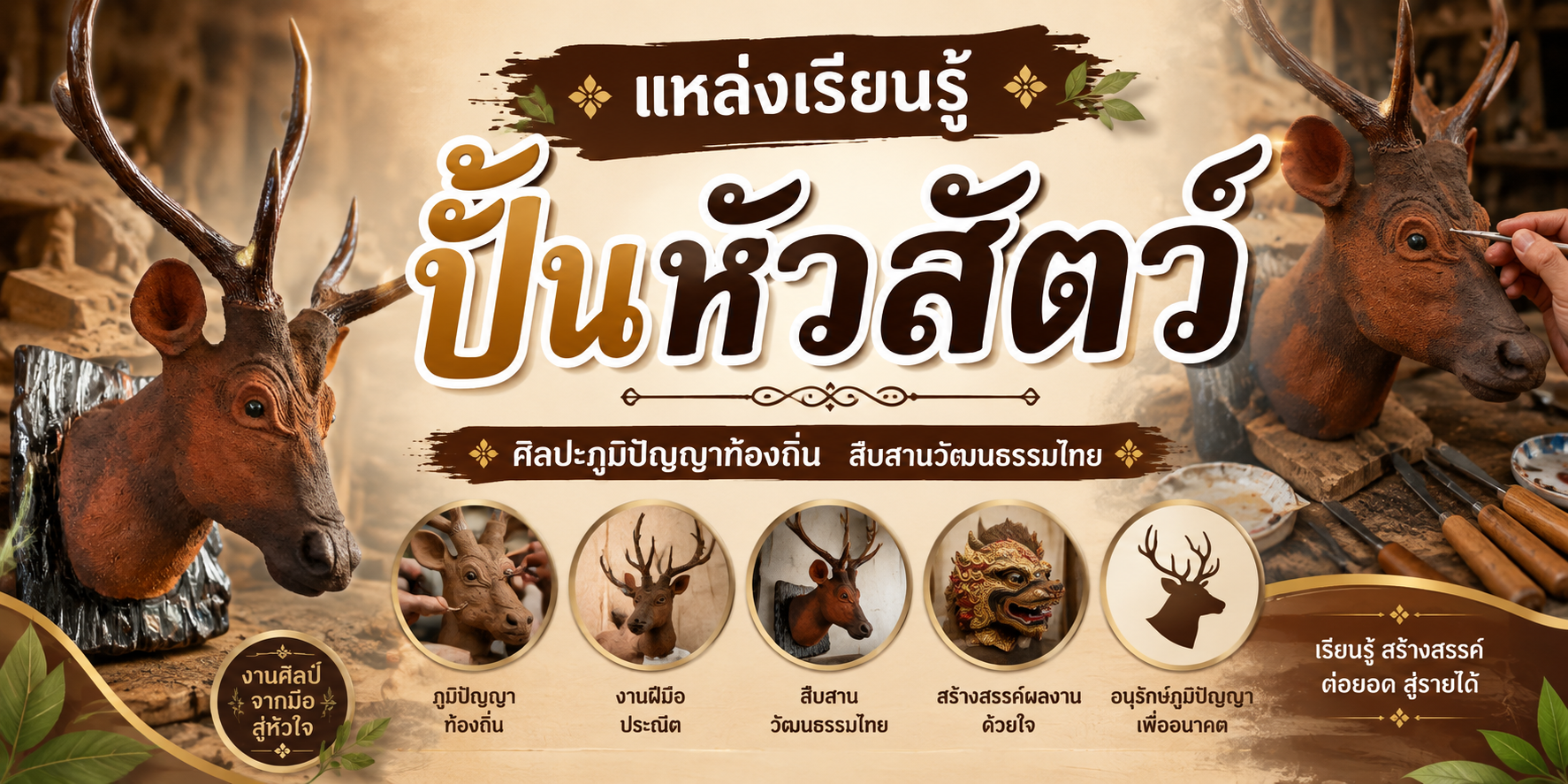 ปั้นหัวสัตว์
