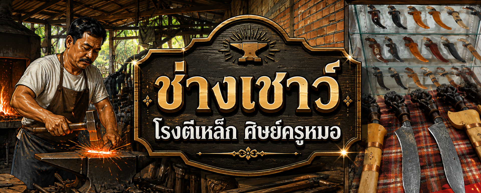 ช่างเชาว์ โรงตีเหล็ก ศิษย์ครูหมอ