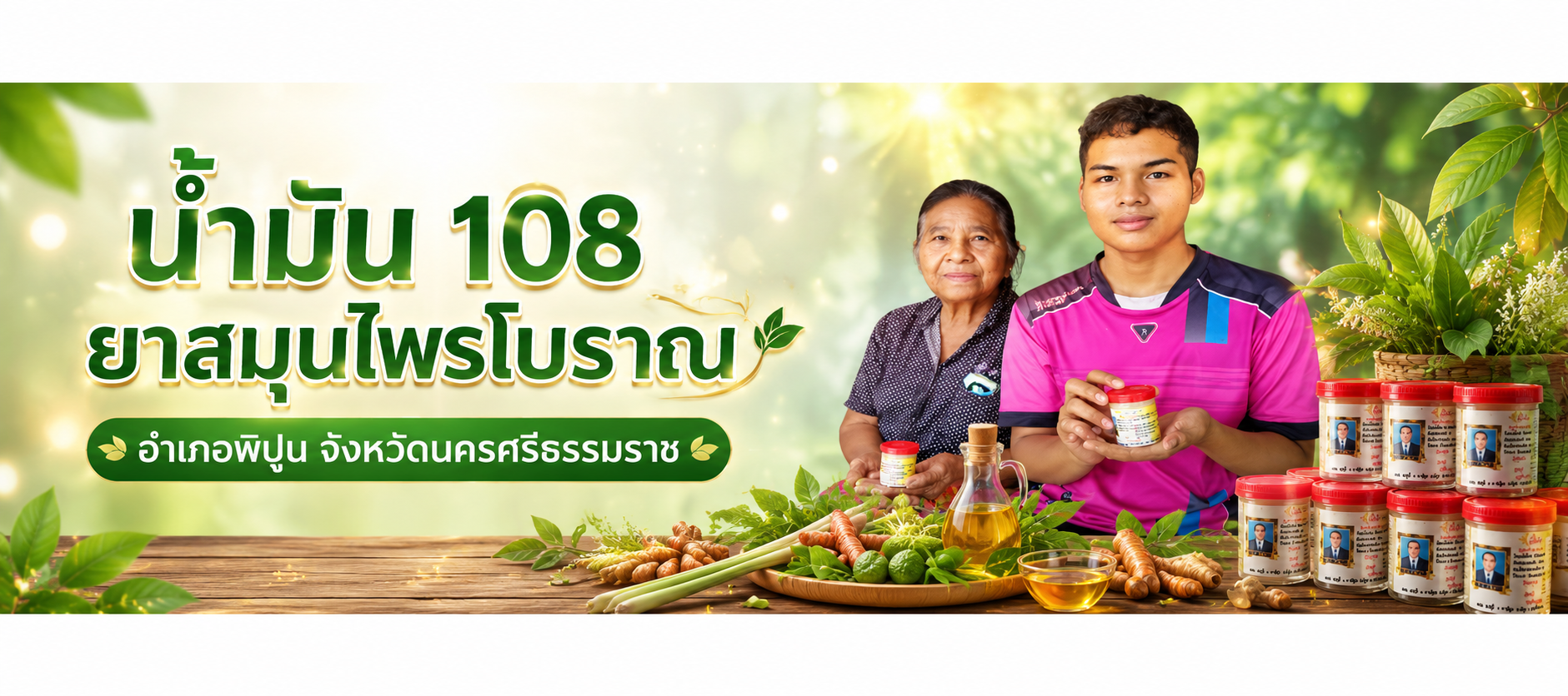 น้ำมัน 108 ยาสมุนไพรโบราณ