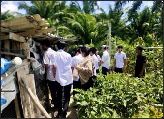ศูนย์เรียนรู้ทฤษฎีใหม่รูปแบบ “โคก หนอง นา โมเดล บ้านน้ำใส”