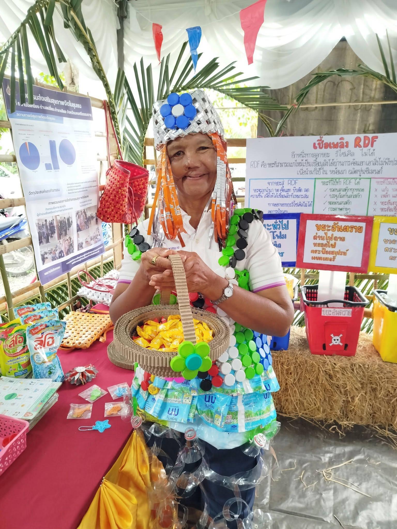 แหล่งเรียนรู้ด้านหัตถกรรมการผลิตภัณฑ์จากวัสดุรีไซเคิล